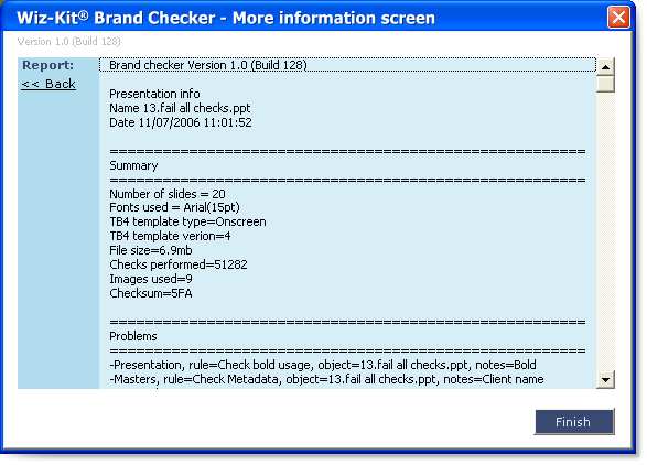 The Brand Checker is designed for companies who wish to help their people stay on brand.�