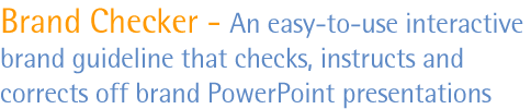 Brand checker - An easy to use tool